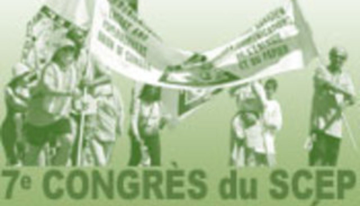SCEP  – Le 7ème Congrès est lancé !